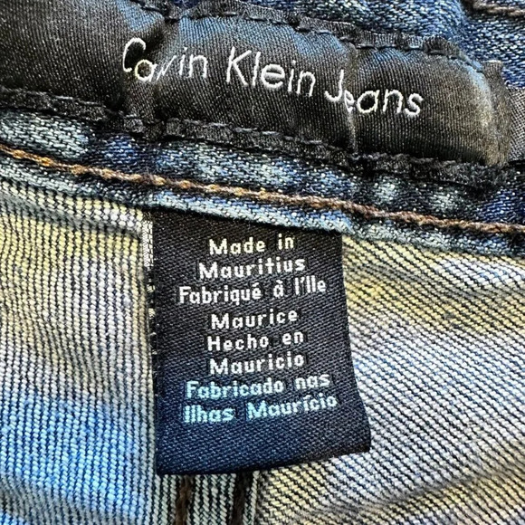 Calvin Klein Jeans Women’s 26 4 Lean Bootcut Medium Wash Blue Denim Casual - Picture 10 of 14